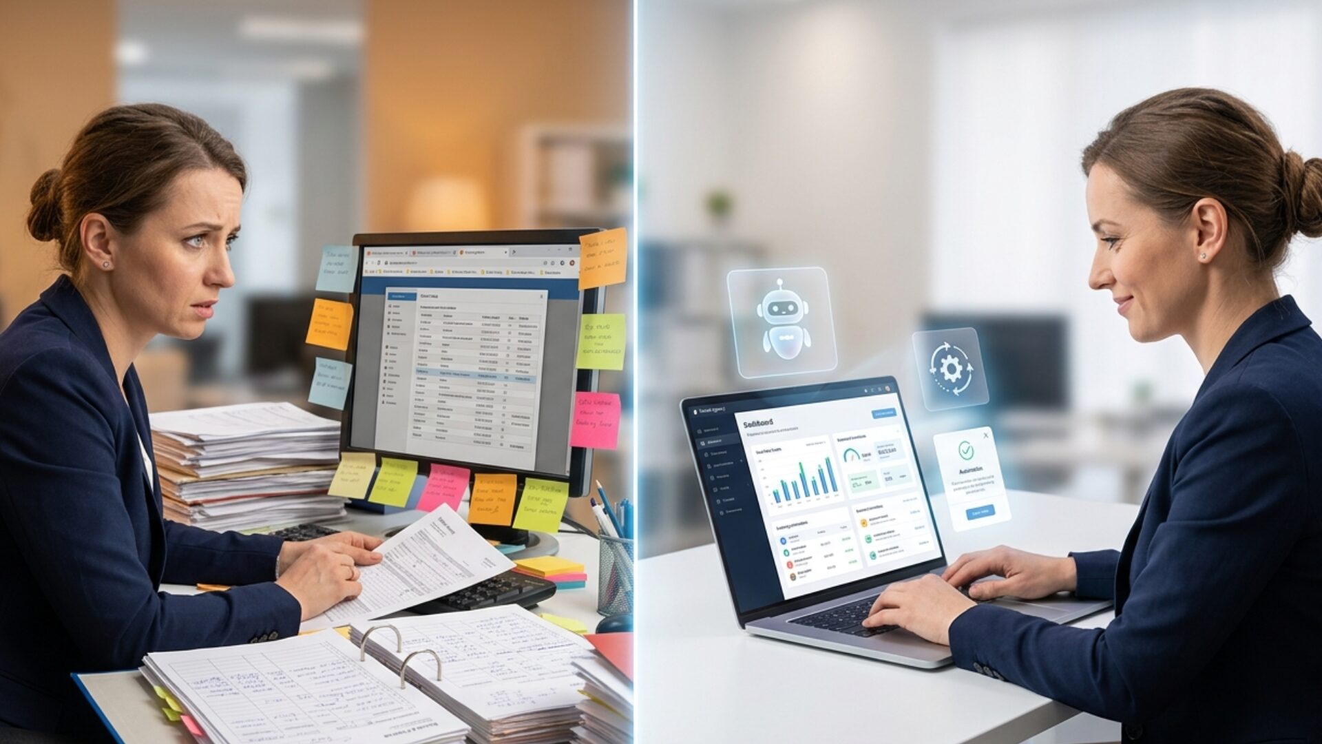 Ręczna praca i automatyzacja w biurze podróży – porównanie chaosu operacyjnego i uporządkowanego workflow